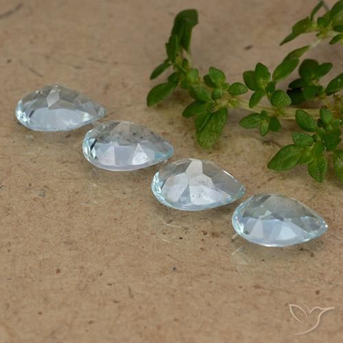 Shop natural 3.47ct Bleu ciel Topaze gems, En forme de poire, from Brésil at GemSelect. In stock, global shipping!