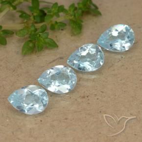 Shop natural 3.31ct Bleu ciel Topaze gems, En forme de poire, from Brésil at GemSelect. In stock, global shipping!