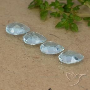 Shop natural 3.31ct Bleu ciel Topaze gems, En forme de poire, from Brésil at GemSelect. In stock, global shipping!