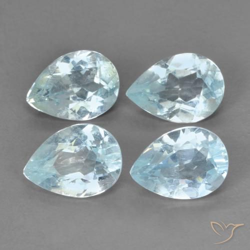 Shop natural 3.31ct Bleu ciel Topaze gems, En forme de poire, from Brésil at GemSelect. In stock, global shipping!