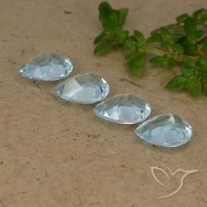 Shop natural 3.27ct Bleu ciel Topaze gems, En forme de poire, from Brésil at GemSelect. In stock, global shipping!