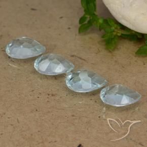 Shop natural 3.45ct Bleu ciel Topaze gems, En forme de poire, from Brésil at GemSelect. In stock, global shipping!