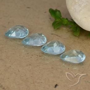 Shop natural 3.48ct Bleu ciel Topaze gems, En forme de poire, from Brésil at GemSelect. In stock, global shipping!