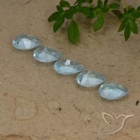 Shop natural 4.29ct Bleu ciel Topaze gems, En forme de poire, from Brésil at GemSelect. In stock, global shipping!