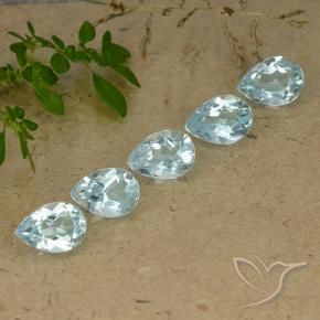 Shop natural 4.27ct Bleu ciel Topaze gems, En forme de poire, from Brésil at GemSelect. In stock, global shipping!