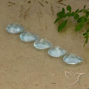 Shop natural 4.27ct Bleu ciel Topaze gems, En forme de poire, from Brésil at GemSelect. In stock, global shipping!