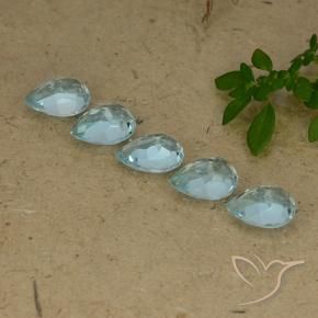 Shop natural 4.43ct Bleu ciel Topaze gems, En forme de poire, from Brésil at GemSelect. In stock, global shipping!