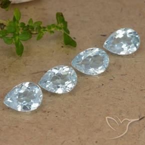 Shop natural 3.58ct Bleu ciel Topaze gems, En forme de poire, from Brésil at GemSelect. In stock, global shipping!