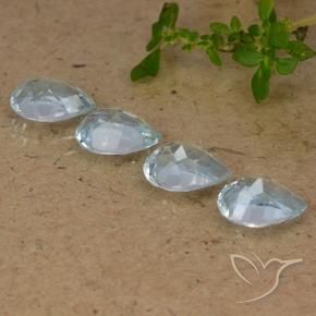 Shop natural 3.58ct Bleu ciel Topaze gems, En forme de poire, from Brésil at GemSelect. In stock, global shipping!