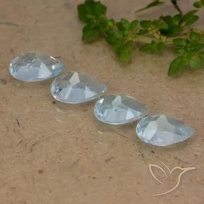 Shop natural 3.62ct Bleu ciel Topaze gems, En forme de poire, from Brésil at GemSelect. In stock, global shipping!