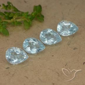 Shop natural 3.53ct Bleu ciel Topaze gems, En forme de poire, from Brésil at GemSelect. In stock, global shipping!