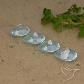 Shop natural 3.53ct Bleu ciel Topaze gems, En forme de poire, from Brésil at GemSelect. In stock, global shipping!