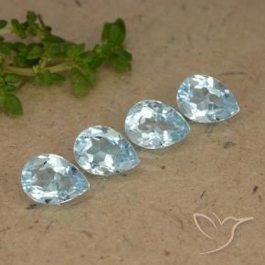 Shop natural 3.42ct Bleu ciel Topaze gems, En forme de poire, from Brésil at GemSelect. In stock, global shipping!