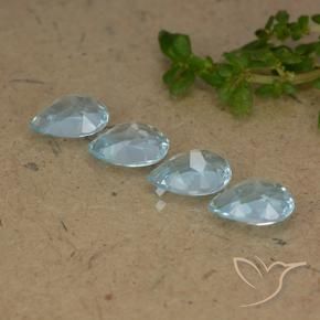 Shop natural 3.42ct Bleu ciel Topaze gems, En forme de poire, from Brésil at GemSelect. In stock, global shipping!