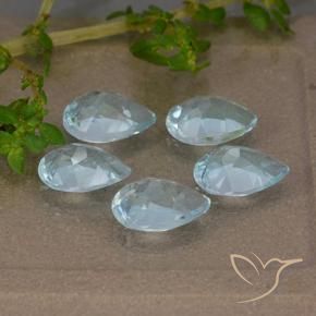 Shop natural 4.28ct Bleu ciel Topaze gems, En forme de poire, from Brésil at GemSelect. In stock, global shipping!