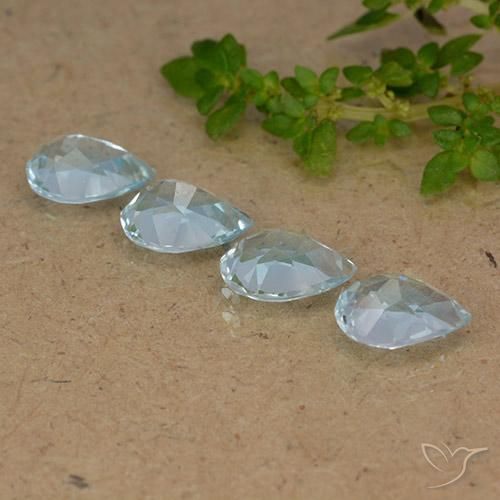Shop natural 3.32ct Bleu ciel Topaze gems, En forme de poire, from Brésil at GemSelect. In stock, global shipping!