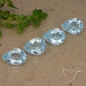Shop natural 3.30ct Bleu ciel Topaze gems, En forme de poire, from Brésil at GemSelect. In stock, global shipping!