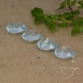 Shop natural 3.39ct Bleu ciel Topaze gems, En forme de poire, from Brésil at GemSelect. In stock, global shipping!