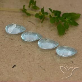 Shop natural 3.19ct Bleu ciel Topaze gems, En forme de poire, from Brésil at GemSelect. In stock, global shipping!