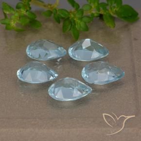 Shop natural 4.12ct Bleu ciel Topaze gems, En forme de poire, from Brésil at GemSelect. In stock, global shipping!