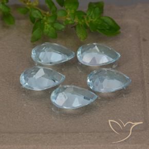 Shop natural 4.05ct Bleu ciel Topaze gems, En forme de poire, from Brésil at GemSelect. In stock, global shipping!