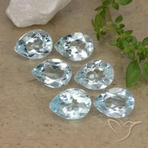 Shop natural 4.88ct Bleu ciel Topaze gems, En forme de poire, from Brésil at GemSelect. In stock, global shipping!
