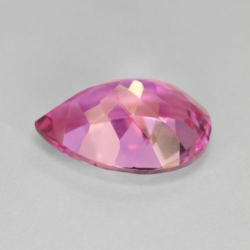 Topaze Rose vif naturelle En forme de poire, 6.76 ct, VVS-VS