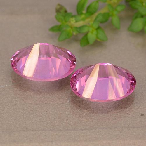 Achetez naturel 6,13ct rose topaze gems, coupe ovale, en provenance brésil chez gemselect. en stock, livraison internationale!