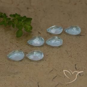 Shop natural 4.40ct Bleu ciel Topaze gems, En forme de poire, from Brésil at GemSelect. In stock, global shipping!
