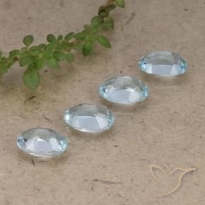 Shop natural 3.84ct Bleu ciel Topaze gems, ovale, from Brésil at GemSelect. In stock, global shipping!