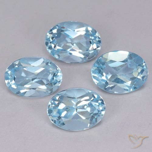 Shop natural 3.78ct Bleu ciel Topaze gems, ovale, from Brésil at GemSelect. In stock, global shipping!