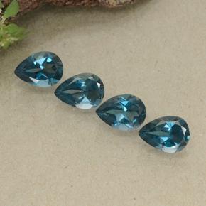 Achetez naturel 3,07ct bleue topaze gems, en forme de poire, en provenance brésil chez gemselect. en stock, livraison internationale!