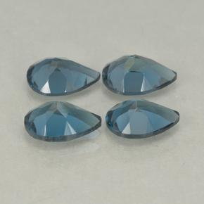 Achetez naturel 3,00ct bleu londres topaze gems, en forme de poire, en provenance brésil chez gemselect. en stock, livraison internationale!