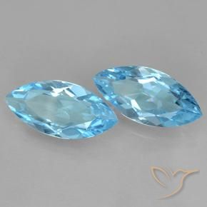 Shop natural 6.69ct Bleu Suisse Topaze gems, Marquise, from Brésil at GemSelect. In stock, global shipping!