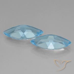 Shop natural 6.69ct Bleu Suisse Topaze gems, Marquise, from Brésil at GemSelect. In stock, global shipping!