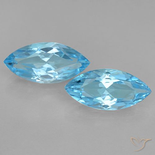 Shop natural 7.58ct Bleu Suisse Topaze gems, Marquise, from Brésil at GemSelect. In stock, global shipping!