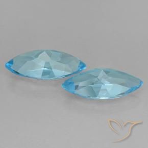 Shop natural 7.58ct Bleu Suisse Topaze gems, Marquise, from Brésil at GemSelect. In stock, global shipping!