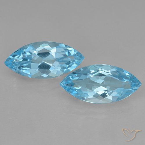 Shop natural 7.17ct Bleu Suisse Topaze gems, Marquise, from Brésil at GemSelect. In stock, global shipping!