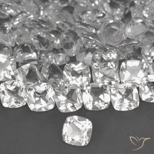 Topaze Blanc naturelle Coussin, 0.47 ct, VVS-VS