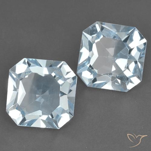 Shop natural 11.30ct Bleu ciel Topaze gems, Octogone / coupe Émeraude, from Brésil at GemSelect. In stock, global shipping!