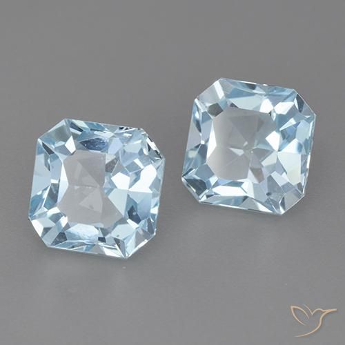 Shop natural 6.60ct Bleu Suisse Topaze gems, Octogone / coupe Émeraude, from Cambodge at GemSelect. In stock, global shipping!