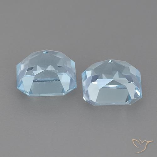 Shop natural 6.60ct Bleu Suisse Topaze gems, Octogone / coupe Émeraude, from Cambodge at GemSelect. In stock, global shipping!
