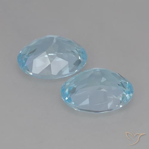 Shop natural 6.84ct Bleu ciel Topaze gems, ovale, from Brésil at GemSelect. In stock, global shipping!