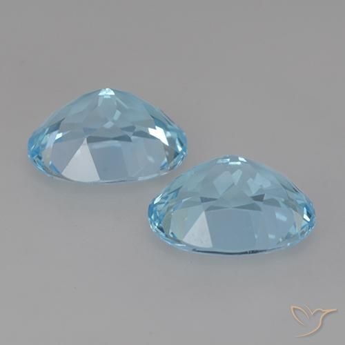 Shop natural 6.70ct Bleu ciel Topaze gems, ovale, from Brésil at GemSelect. In stock, global shipping!