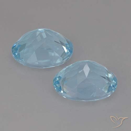 Shop natural 7.13ct Bleu ciel Topaze gems, ovale, from Brésil at GemSelect. In stock, global shipping!