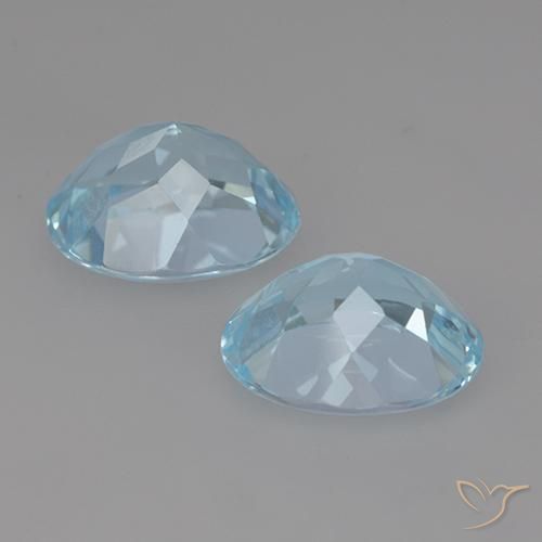 Shop natural 6.64ct Bleu ciel Topaze gems, ovale, from Brésil at GemSelect. In stock, global shipping!