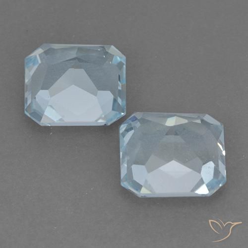 Shop natural 5.52ct Bleu ciel Topaze gems, Octogone / coupe Émeraude, from Brésil at GemSelect. In stock, global shipping!