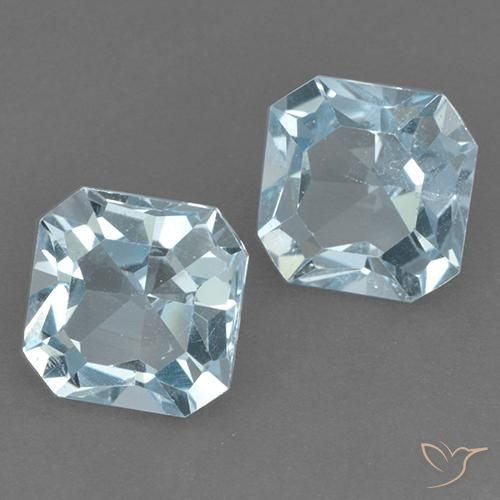 Shop natural 6.17ct Bleu ciel Topaze gems, Octogone / coupe Émeraude, from Brésil at GemSelect. In stock, global shipping!