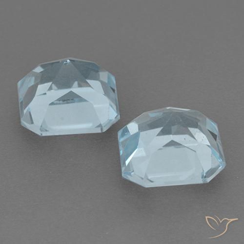 Shop natural 6.17ct Bleu ciel Topaze gems, Octogone / coupe Émeraude, from Brésil at GemSelect. In stock, global shipping!