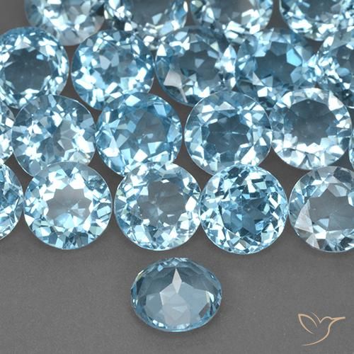 Topaze Bleu ciel naturelle Tour, 2.38 ct, VS